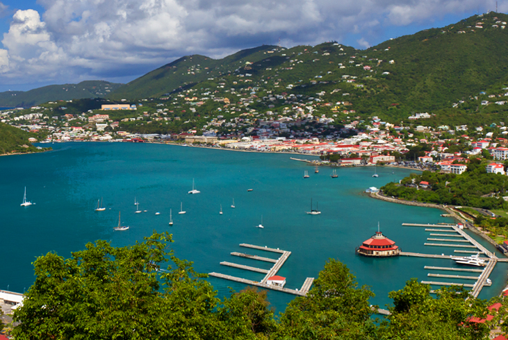 Island views from Paradise Point